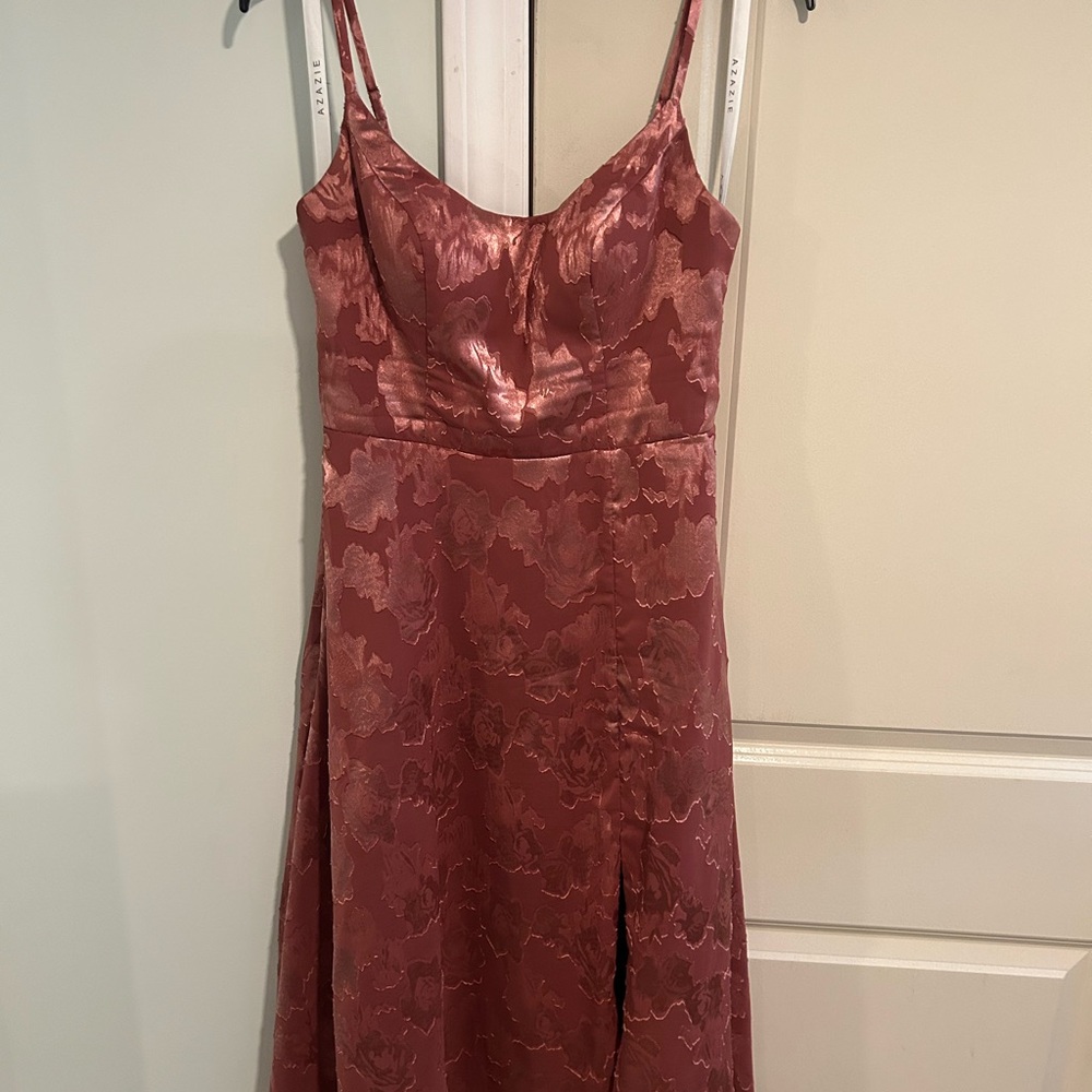 Azazie Atelier Terracotta Dress